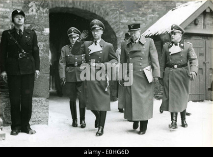 Akershus slott, Vidkun Quisling og Josef Terboven m.fl. Stock Photo