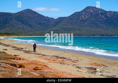 Hazards Beach, Freycinet National Park Stock Photo