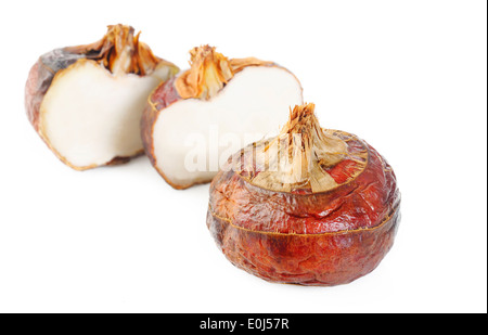 raw chinese water chestnut Stock Photo