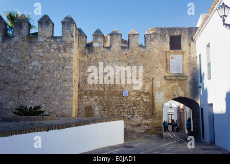 Vejer de la Frontera, Cadiz Province, Andalusia, Spain. Puerta de la Segur. Stock Photo