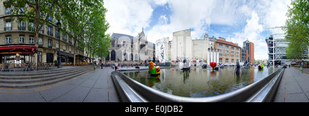 Centre Pompidou in Paris, France Stock Photo