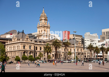 Cape Town City Hall and Grand Parade in Cape Town, Western Cape, South Africa Stock Photo