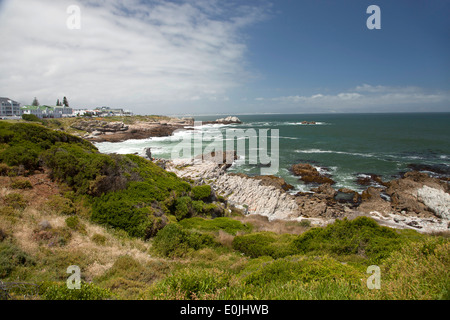 the coast at Hermanus, Western Cape, South Africa Stock Photo