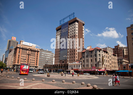 central Ghandi Square in Johannesburg, Gauteng, South Africa, Africa Stock Photo