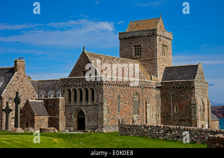 Abbey Isle of Iona Scotland UK Stock Photo