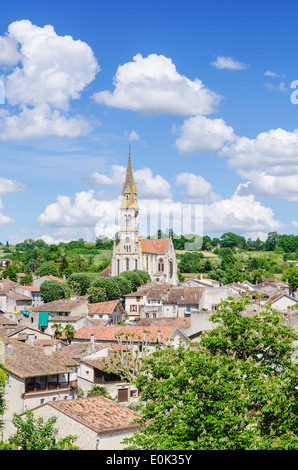 The old town of Nérac on the River Baïse, Nerac, Lot-et-Garonne, France Stock Photo