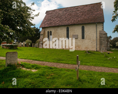 St Wilfrid's Chapel in Church Norton, Sussex Stock Photo