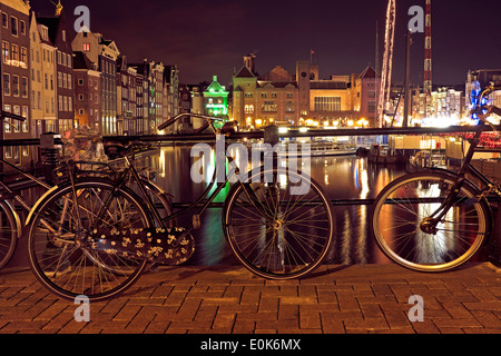 City scenic from Amsterdam in the Netherlands Stock Photo