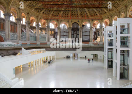 The Oval Room of the Museum of National Art of Catalonia (MNAC), scenery of numerous events in Barcelona, Spain.