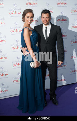 London, UK. 15th May, 2014. Emily McDonagh and Peter Andre arrive at the 2014 Caudwell Children's Butterfly Ball held at the Grosvenor House, on Thursday May 15, 2014. Credit:  Heloise/Alamy Live News Stock Photo