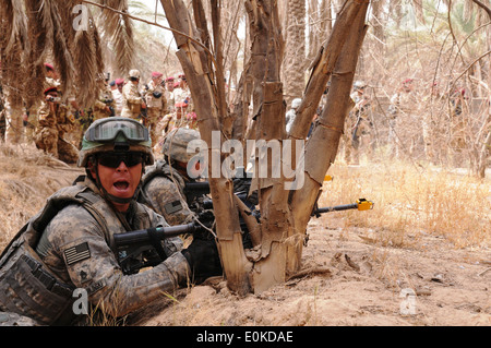 Staff Sgt. Joseph Burdulinski, a Chicago, Ill., native, and soldier with B Company, 1st Battalion, 21st Infantry Regiment, 2nd Stock Photo