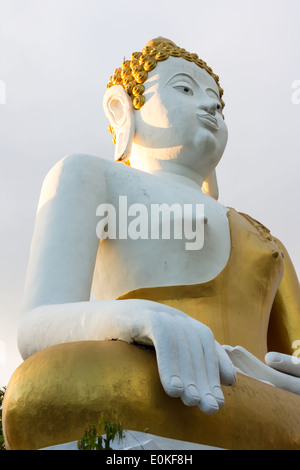 Statue of big Buddha in the temple Wat Doikam, Chiang Mai, Thailand Stock Photo