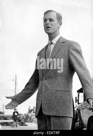 Prince Philip visits Italy Stock Photo