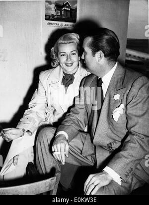 BOB TOPPING LANA TURNER ACTRESS WITH HUSBAND (1950 Stock Photo - Alamy