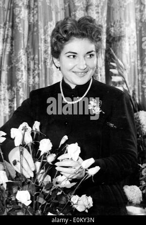 MARIA CALLAS - American-born Greek soprano (1923-1977) with a tape