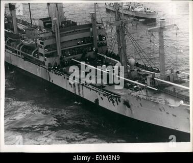 1953 ship aboard cut two crash british alamy railways