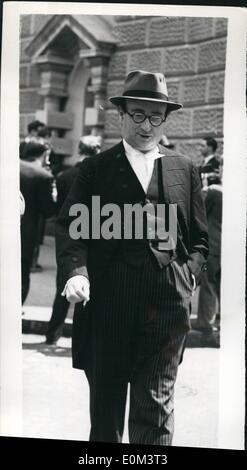 Jun. 06, 1953 - Christie Trial Opens At Old Bailey. The trial of John Reginald Halliday Christie, opened at the Old Bailey. Keystone Photo Shows:- Mr. Derek Curtis-Bennett, Q.C., who is appearing for Christie - at the Old Bailey. Stock Photo