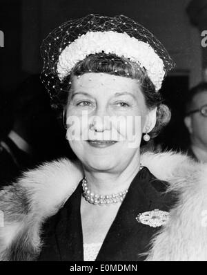 First Lady Mamie Eisenhower Stock Photo