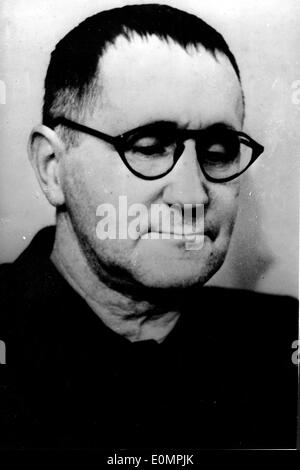 Poet, playwright Bertolt Brecht Stock Photo