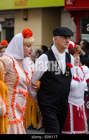 Madrid, Spain. 15th May, 2014. Fiesta de San Isidro, Madrid Credit:  Jennifer Booher/Alamy Live News Stock Photo