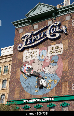 Pepsi Cola sign at New York New York, Las Vegas Nevada Stock Photo