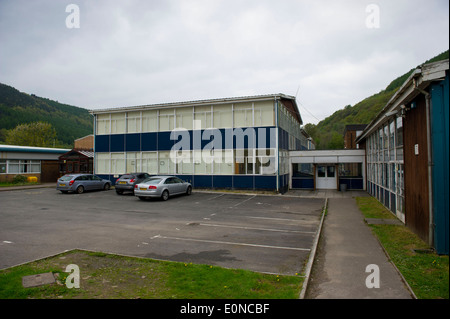 A general view of Cwmcarn High School in south Wales. Stock Photo