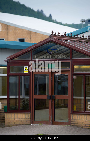 A general view of Cwmcarn High School in south Wales. Stock Photo