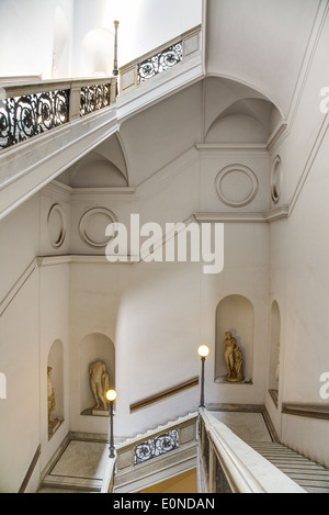 staircase, Palazzo Massimo alle Terme, Rome, Italy Stock Photo