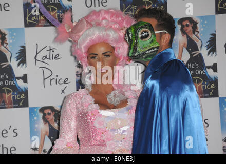 June 18, 2013 - London, England, United Kingdom - Katie Price attends a photocall to launch her new book 'He's The One' at The Worx. (Credit Image: © Ferdaus Shamim/ZUMA Wire/ZUMAPRESS.com) Stock Photo