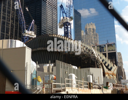 Santiago Calatrava's World Trade Center transportation hub Stock Photo