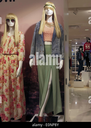 Forever 21 Store Interior, NYC Stock Photo