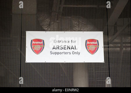 Wembley stadium, London, UK, 17 May 2014.  FA Cup Final between Arsenal FC and Hull City FC.       Credit:  Stephen Chung/Alamy Live News Stock Photo