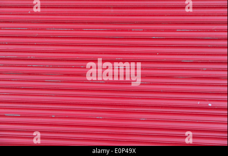 Red shutters Stock Photo