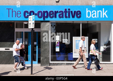 The Co-Operative bank on Pinstone Street, Sheffield, England, U.K. Stock Photo