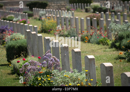 Commonwealth War Cemetery in Gaza City. Photo:Jeff Gilbert Stock Photo ...