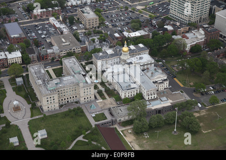 Aerial view of Trenton, Capital of New Jersey Stock Photo