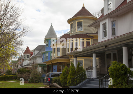 Old rambling Victorian Style house in Ditmas Park, Brooklyn, NY Stock ...