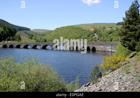 Garreg-ddu Dam Elan Valley Powys Wales UK Stock Photo