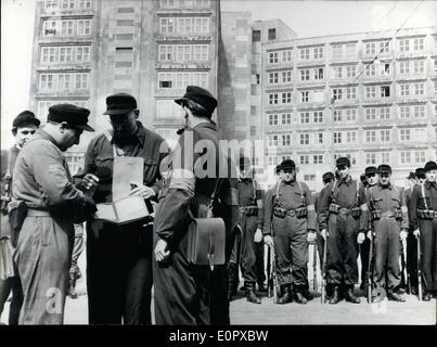 Apr. 04, 1957 - ''Street Fighting in East Berlin'' On April, 13th 1957 ...