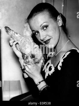 Prima Ballerina Giselle Deege promoting her television show Stock Photo