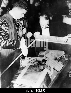 Burial Ceremony of Pope Pius XII Stock Photo