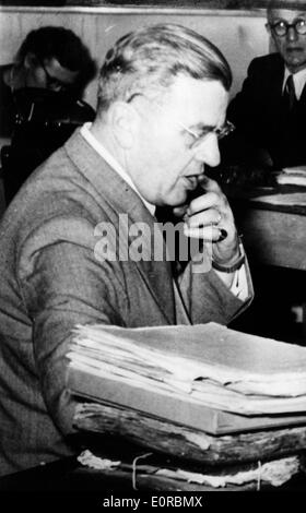 Nazi Leader Erich Von Dem Bach-Zelewski Stock Photo