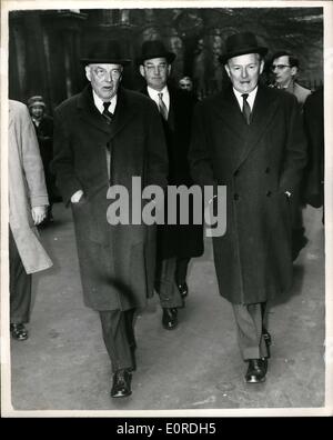 Feb 02 1959 John Foster Dulles In Bonn On Feb 7th The American Stock Photo Alamy