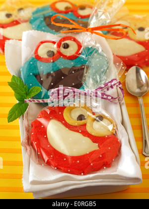Monster cookies. Recipe available. Stock Photo