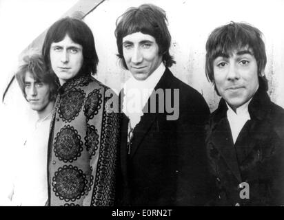 Portrait of the hard rock band The Who Stock Photo
