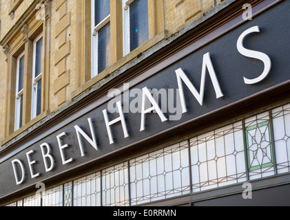 Debenhams department store logo, England, UK Stock Photo