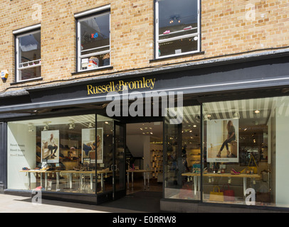 Russell and Bromley shoe store, England, UK Stock Photo