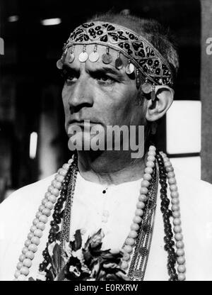 Actor Louis de Funes in a scene from a film Stock Photo