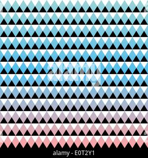 Tribal aztec ombre seamless pattern Stock Vector