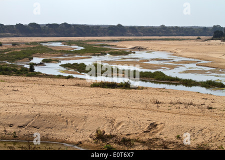 Letaba river seen from Letaba Rest Camp, Kruger National Park, South Africa Stock Photo